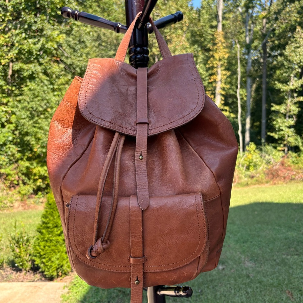 Madewell 100% Leather Backpack Transport Carryall